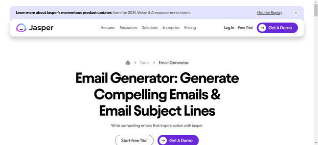 Asistente de redacción con IA Jasper