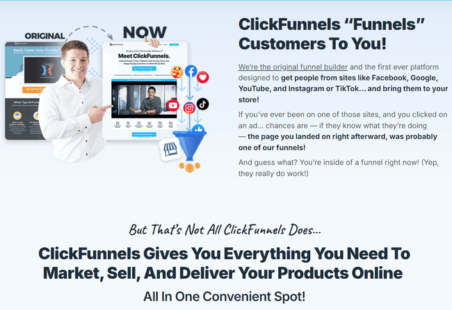 ClickFunnels sales funnel builder