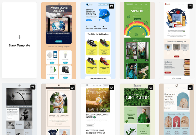 free ecommerce Mailchimp email templates