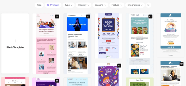 free email templates newsletter builder Stripo