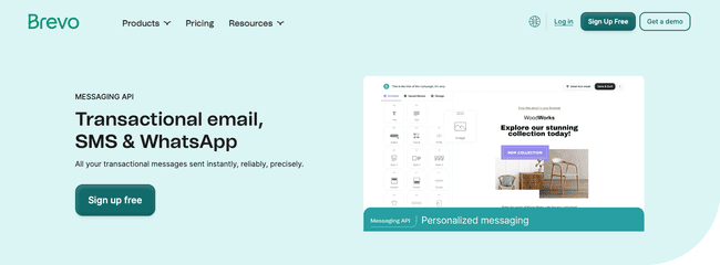 servicio de correo electrónico transaccional de Brevo